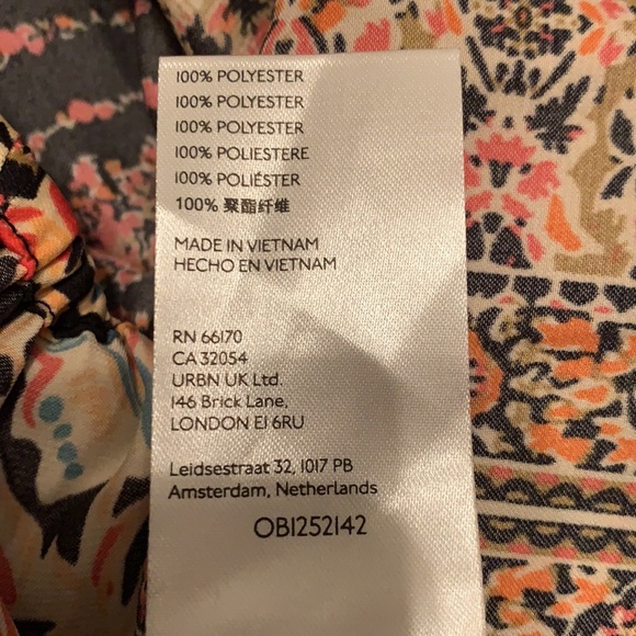 Free People boho baby doll mini sleeve dress - Picture 8 of 8